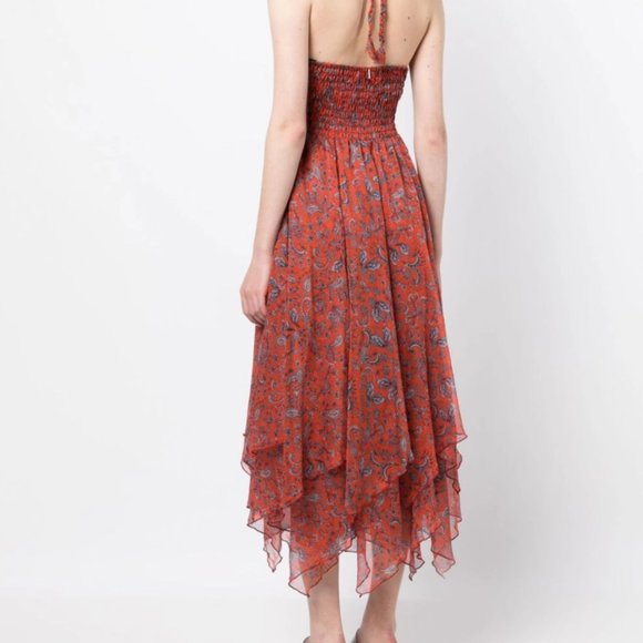 Misa Los Angeles Paisley-print halterneck dress - Picture 2 of 8